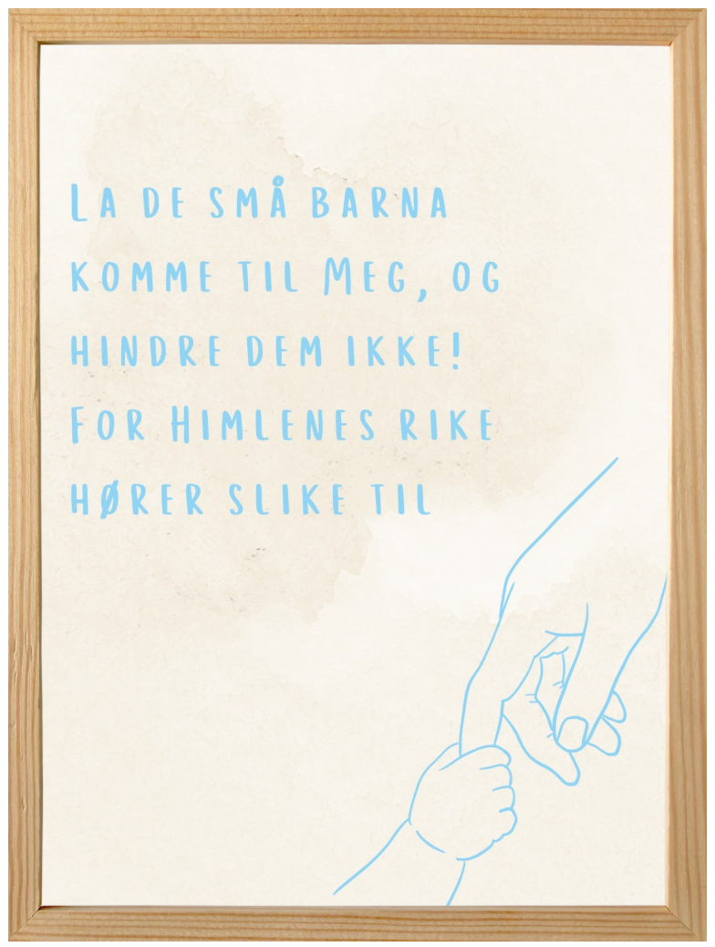 Matteus 19:14 - Blå