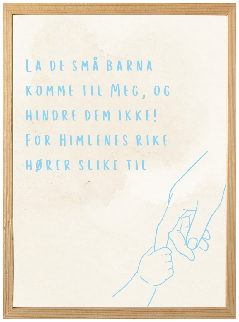 Matteus 19:14 - Blå