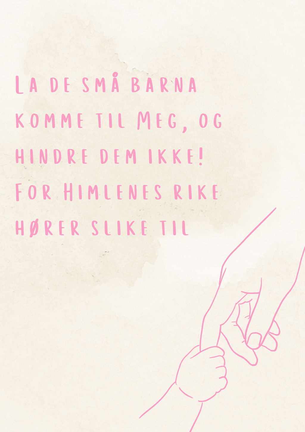 Matteus 19:14 - Rosa