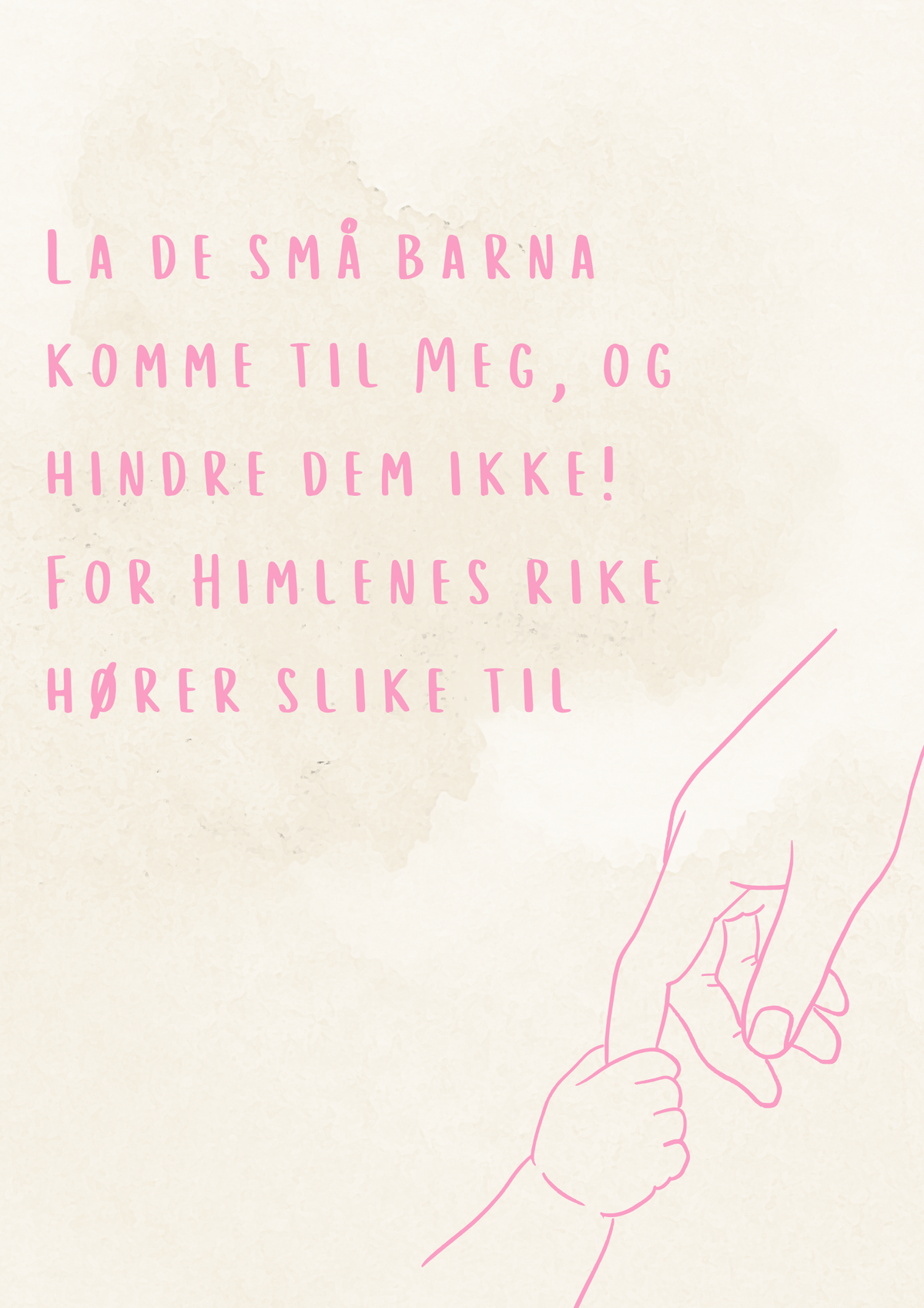 Matteus 19:14 - Rosa