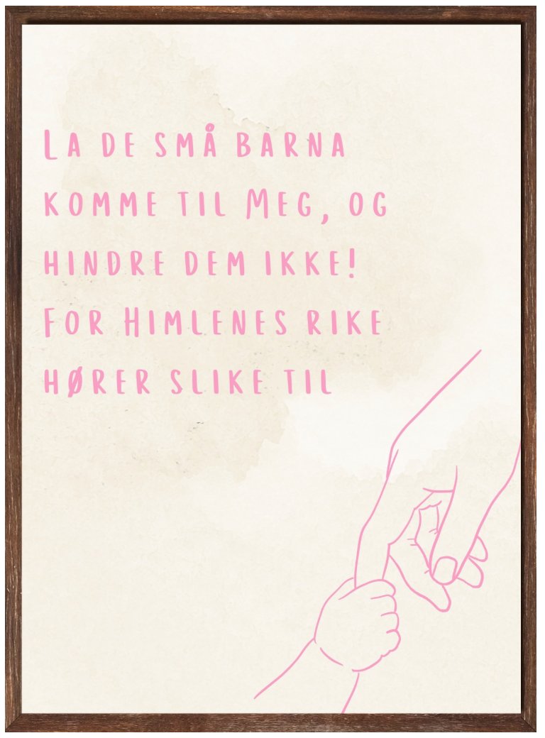 Matteus 19:14 - Rosa