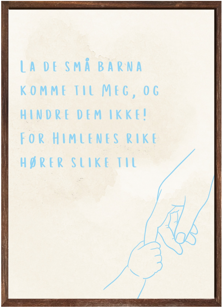 Matteus 19:14 - Blå
